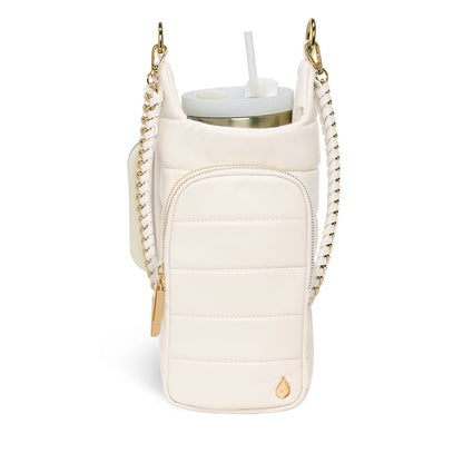 HydroBag® HANDLE®- Ivory Vegan Leather with Strap Bundle