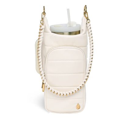 HydroBag® HANDLE®- Ivory Vegan Leather with Strap Bundle