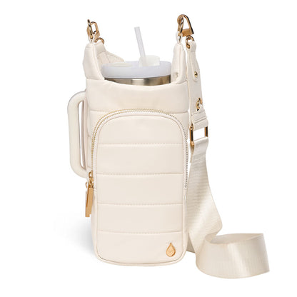 HydroBag® HANDLE®- Ivory Vegan Leather with Strap Bundle