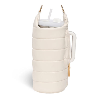 HydroBag® HANDLE®- Ivory Vegan Leather with Strap Bundle
