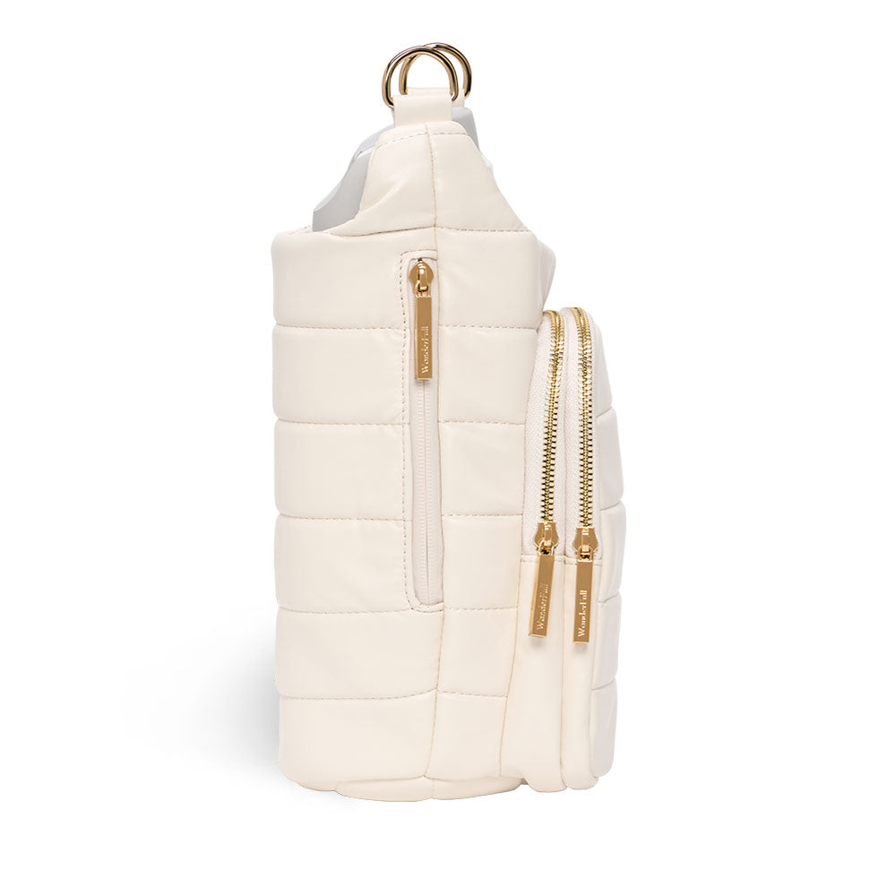 HydroBag® HANDLE®- Ivory Vegan Leather with Strap Bundle