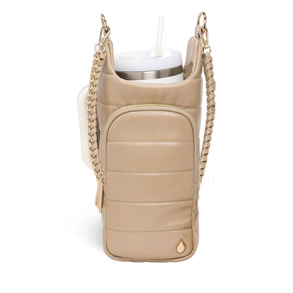 HydroBag® HANDLE®- Taupe Vegan Leather with Strap Bundle