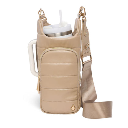 HydroBag® HANDLE®- Taupe Vegan Leather with Strap Bundle