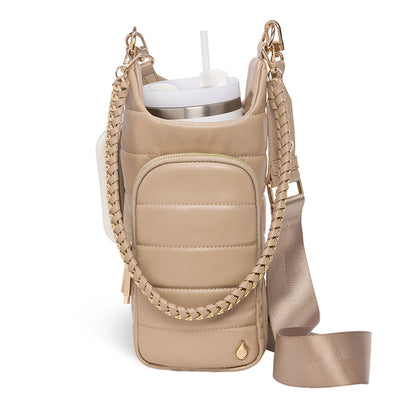 HydroBag® HANDLE®- Taupe Vegan Leather with Strap Bundle