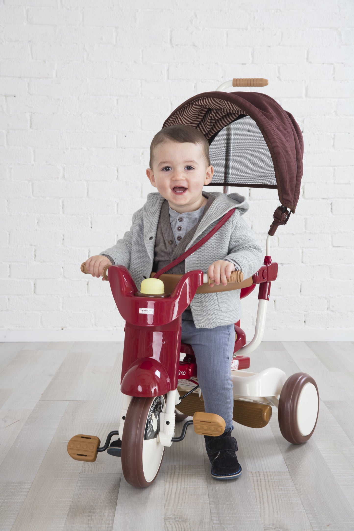 Iimo 3-In-1 Foldable Tricycle With Canopy - Luxury Design, Smart Functions, Outdoor Ready