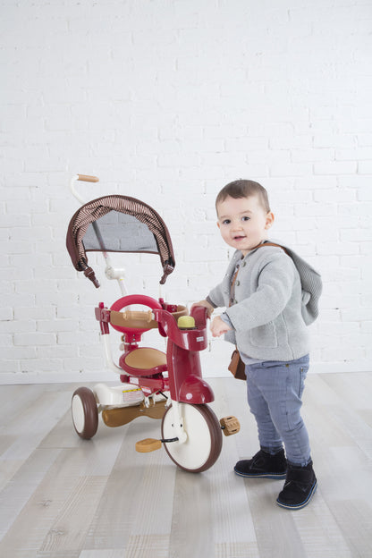 Iimo 3-In-1 Foldable Tricycle With Canopy - Luxury Design, Smart Functions, Outdoor Ready