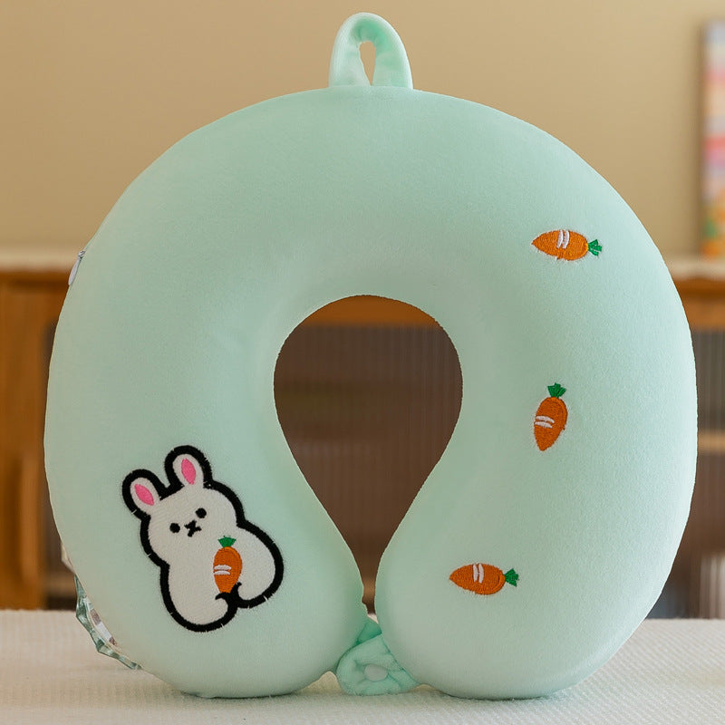 Plush Toy Cartoon Memory Cotton U-shaped Pillow
