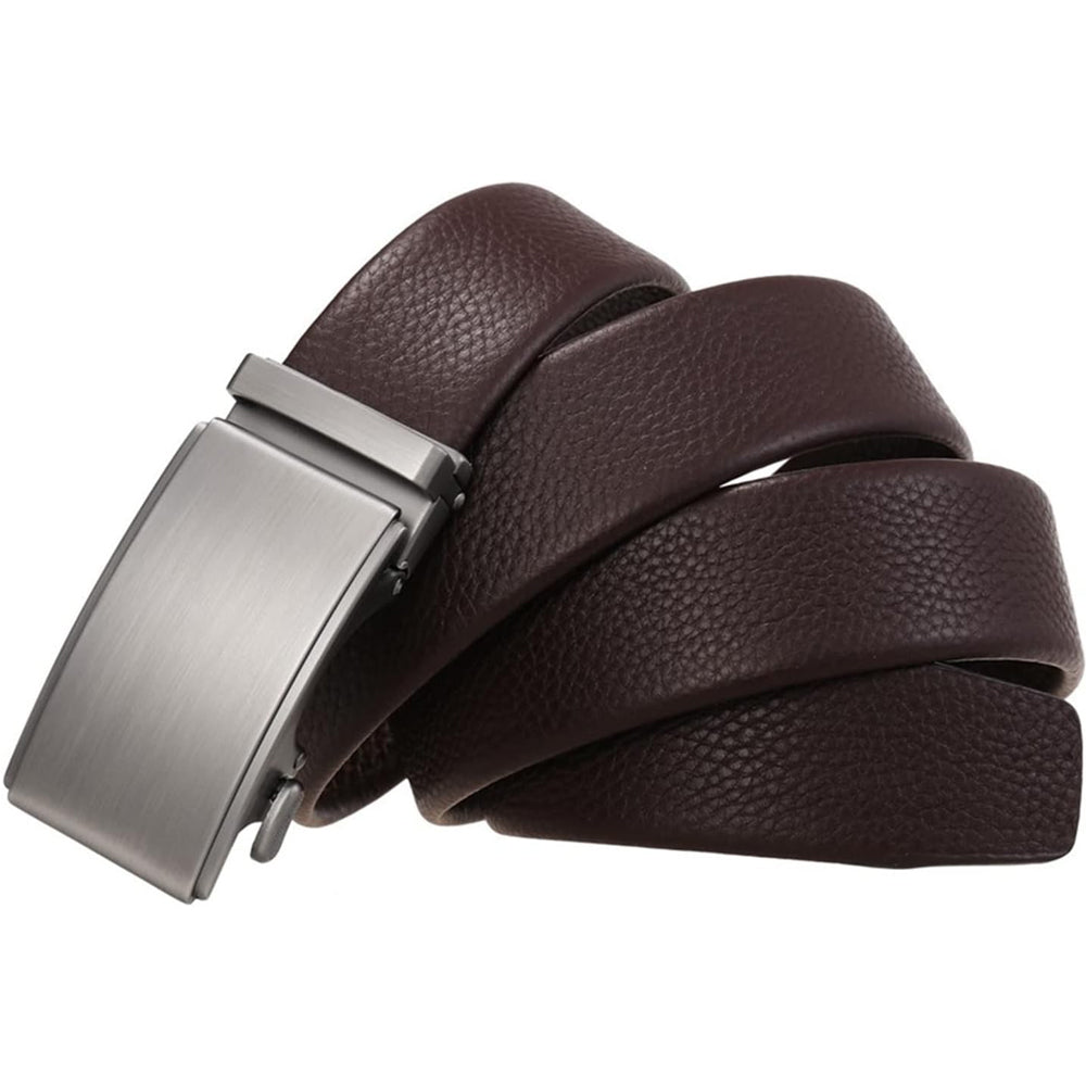 Men’s Automatic Leather Belt – Business, Casual & Formal Wear Adjustable Belt