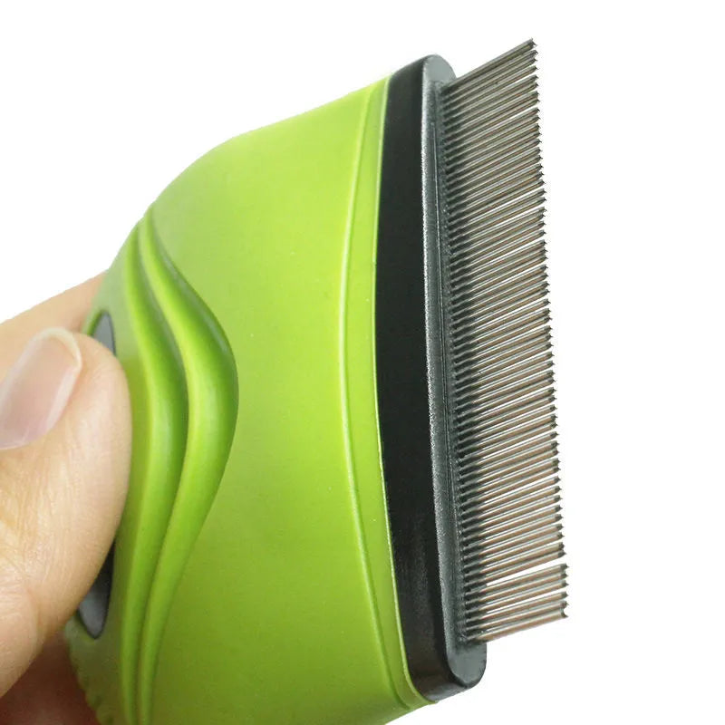 Pet Life “Grazer” Handheld Travel Flea & Tick Comb for Cats and Dogs