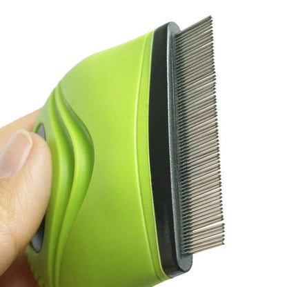 Pet Life “Grazer” Handheld Travel Flea & Tick Comb for Cats and Dogs