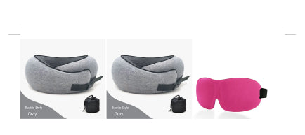 Travel Neck Pillow | Memory Foam U‑Shaped Cushion for Airplane & Nap