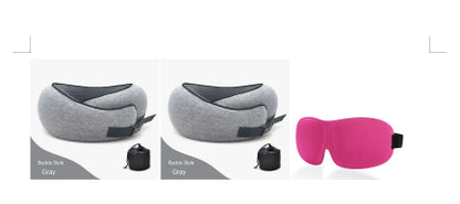 Travel Neck Pillow | Memory Foam U‑Shaped Cushion for Airplane & Nap