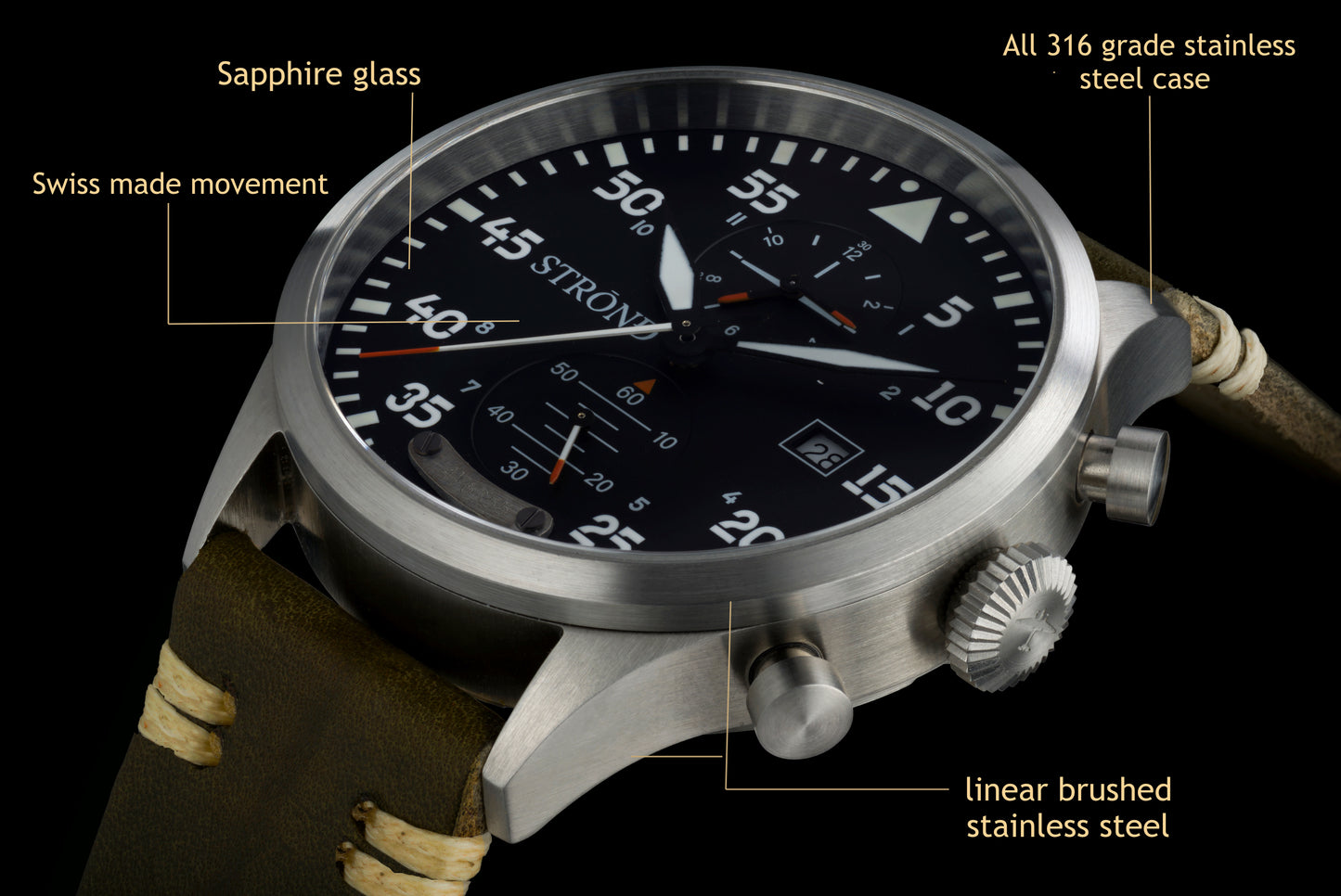 STROND DC3 MkII – All Stainless Steel Limited Edition Watch
