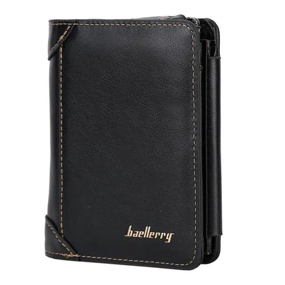 Men Leather Wallet ID Card Holder Purse Trifold Clutch Money