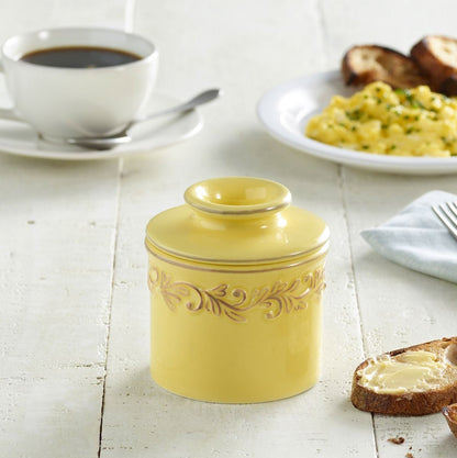 Goldenrod Antique Butter Bell Crock