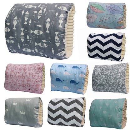 Adjustable Baby Nursing Arm Pillow – Soft Cotton Breastfeeding Cushion & Washable Support Pad (Multiple Prints)