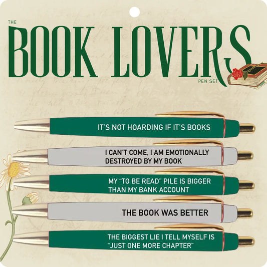 Book Lovers Pen Set – Ballpoint Pens for Readers & Bibliophiles