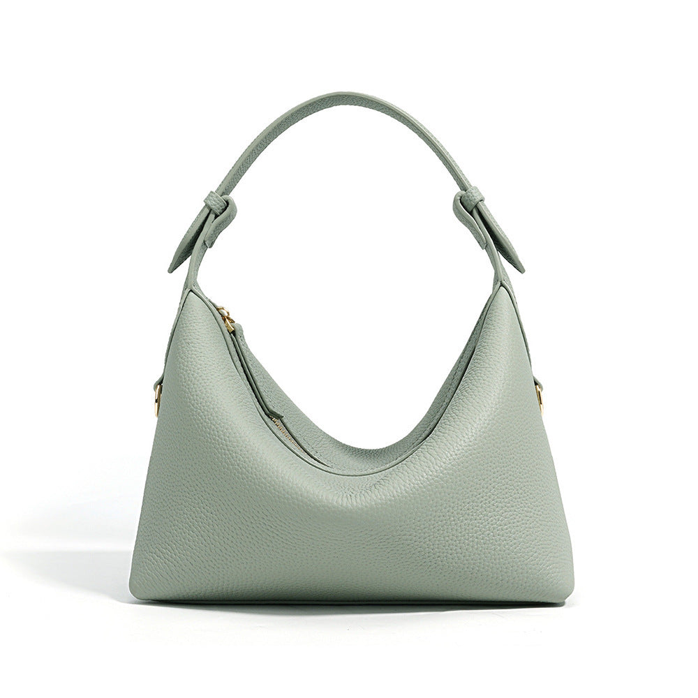 Genuine Leather Dumpling Crossbody Bag Advanced Sense - Women's All-match Commute Women's