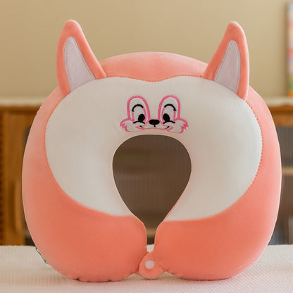 Plush Toy Cartoon Memory Cotton U-shaped Pillow