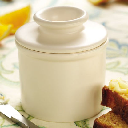 Classic Matte Ivory Butter Bell Crock