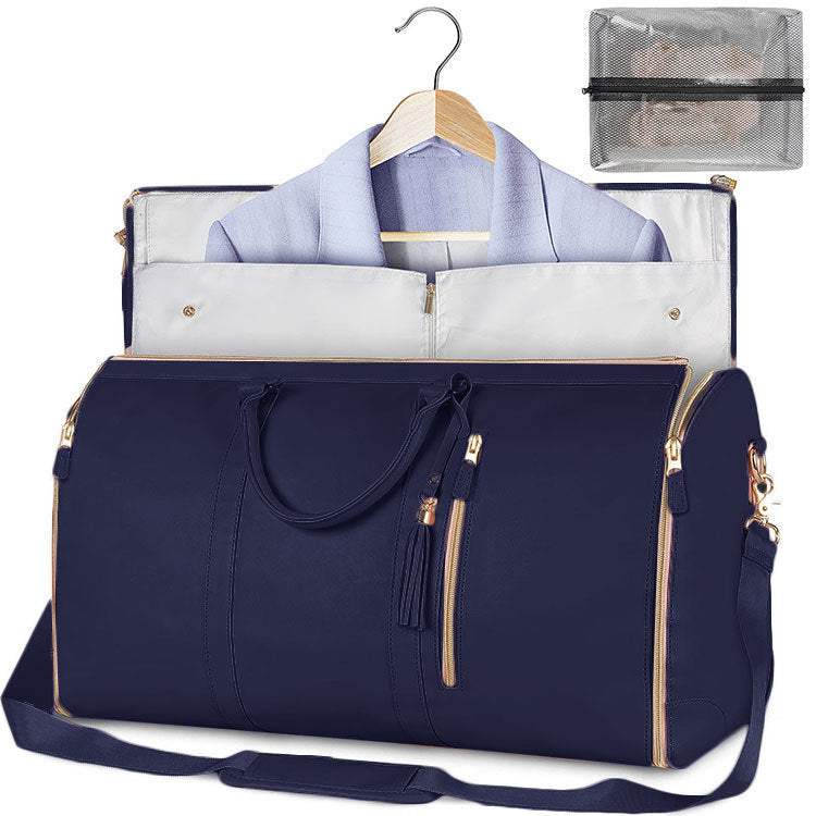 Large‑Capacity Travel Duffle Bag – Women’s Waterproof Folding Suit & Clothes Tote