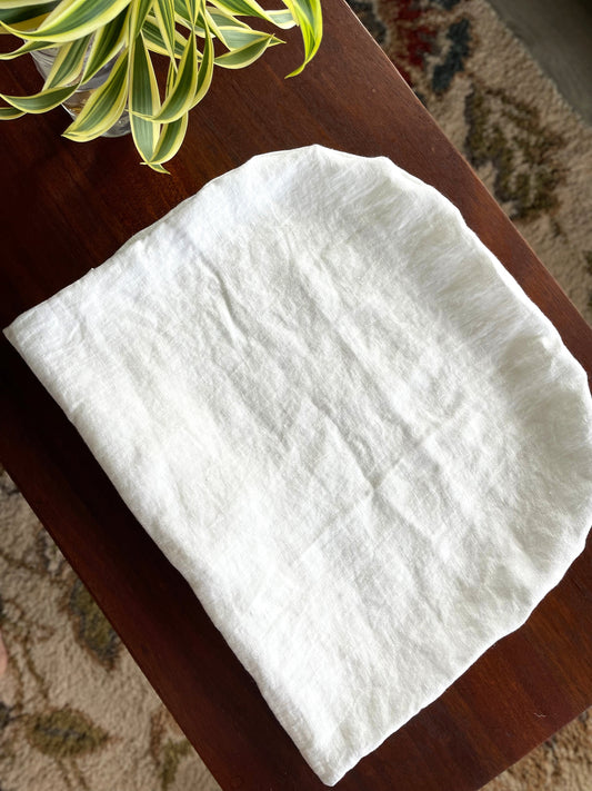 Newborn Lounger Slip Cover - Off White Washed Linen | Custom Fit for Multiple Loungers