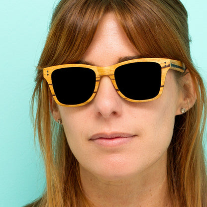 Delray - Wood & Carbon Fiber Sunglasses