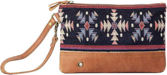 Double X  Wristlet Clutch