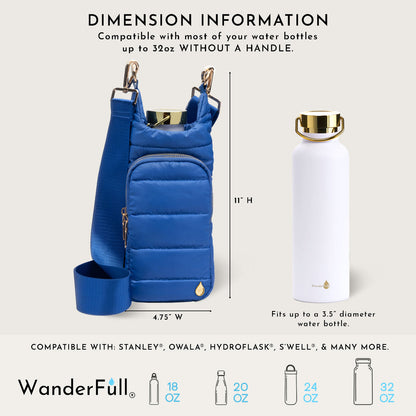 Royal Blue HydroBag® with Solid Strap