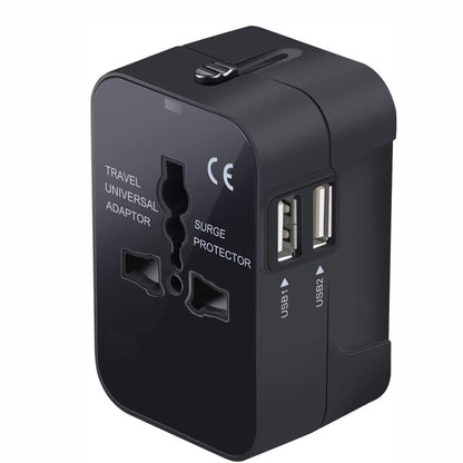 Travel Adapter With USB C, Universal All In One Worldwide  AC Power Plug Adapter USB Type C Charging For USA EU UK AUS