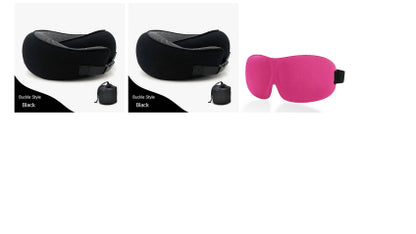 Travel Neck Pillow | Memory Foam U‑Shaped Cushion for Airplane & Nap