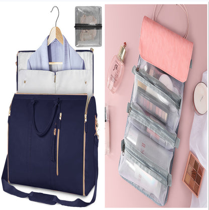 Large‑Capacity Travel Duffle Bag – Women’s Waterproof Folding Suit & Clothes Tote