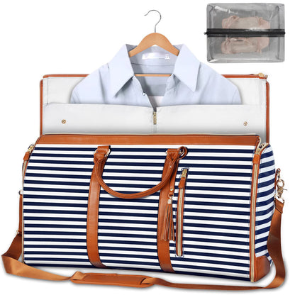 Large‑Capacity Travel Duffle Bag – Women’s Waterproof Folding Suit & Clothes Tote