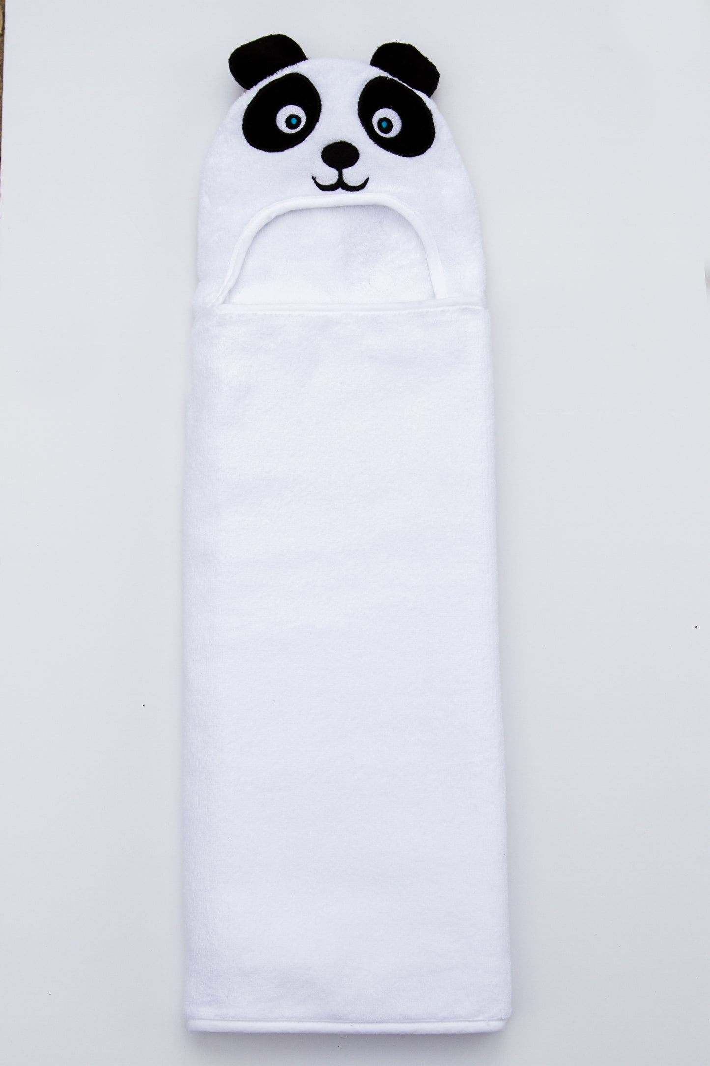 Panda Hooded Cotton Turkish Towel: Little Kid