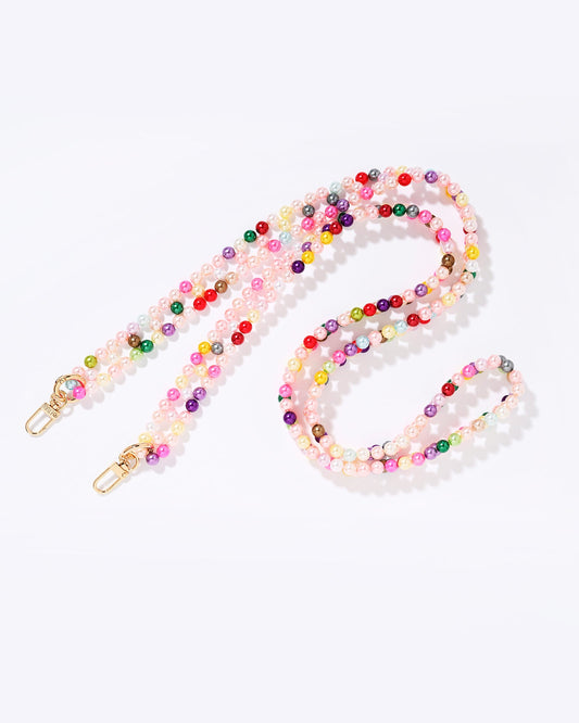 Emily Chain Confetti – Special Edition | ETUUI® Pearl Phone Strap (Parisian Style)