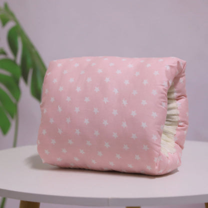 Adjustable Baby Nursing Arm Pillow – Soft Cotton Breastfeeding Cushion & Washable Support Pad (Multiple Prints)