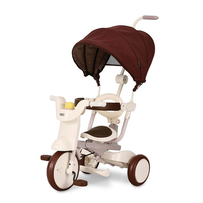 Iimo 3-In-1 Foldable Tricycle With Canopy - Luxury Design, Smart Functions, Outdoor Ready