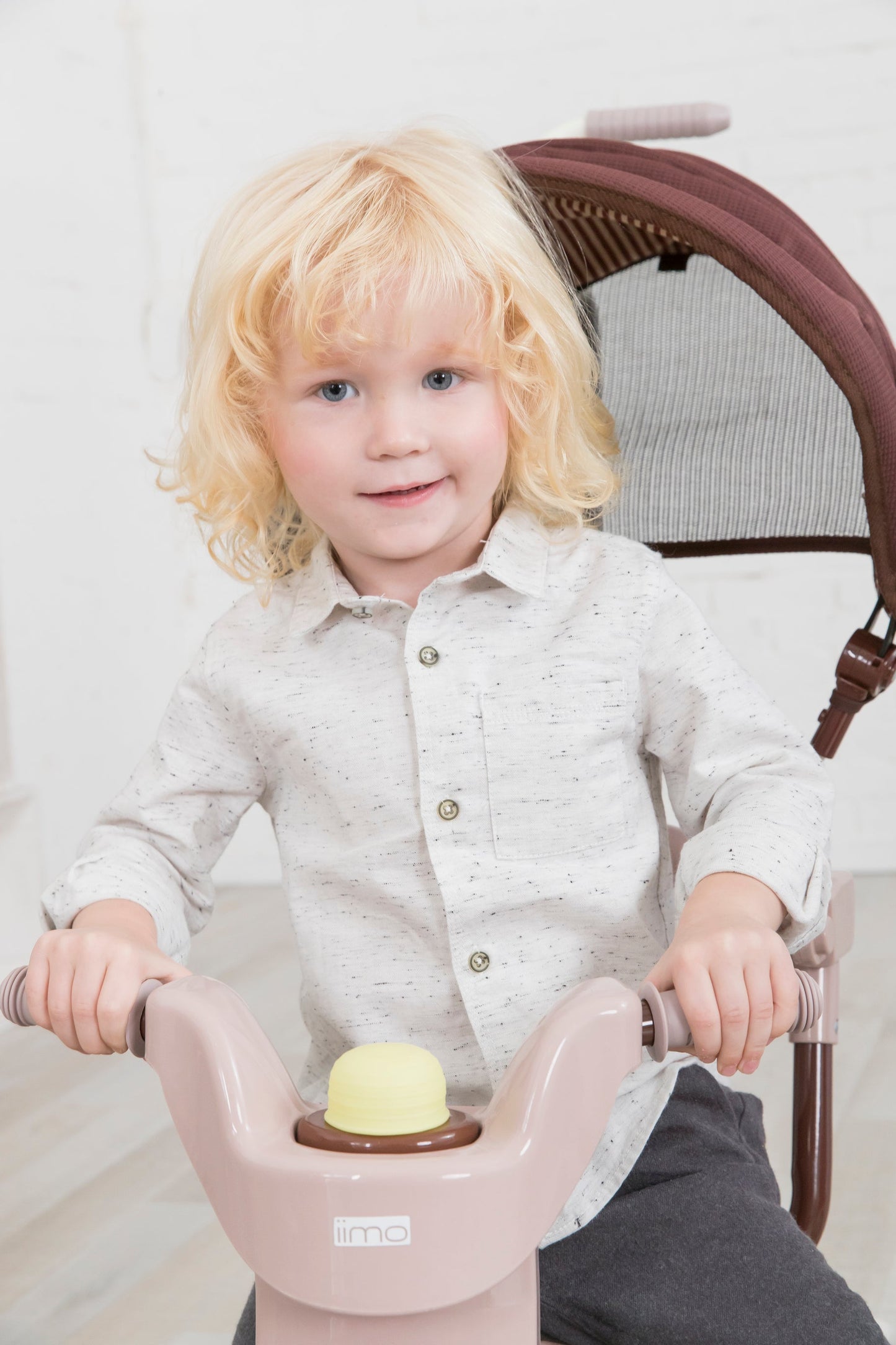 Iimo 3-In-1 Foldable Tricycle With Canopy - Luxury Design, Smart Functions, Outdoor Ready