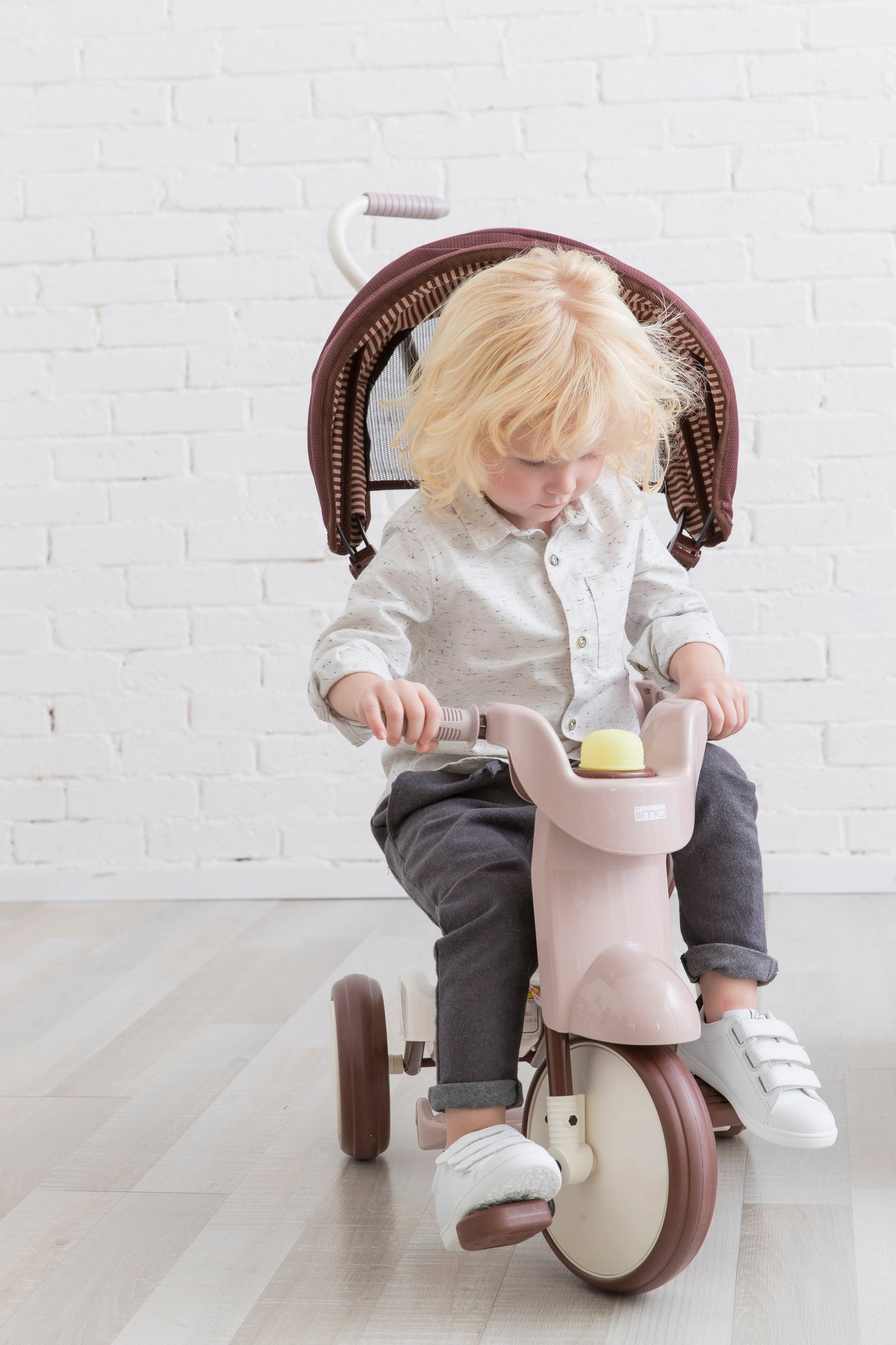 Iimo 3-In-1 Foldable Tricycle With Canopy - Luxury Design, Smart Functions, Outdoor Ready