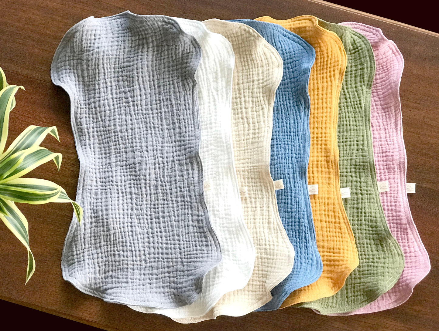 Organic Cotton Double Gauze Burp Cloth – Soft, Absorbent & Essential
