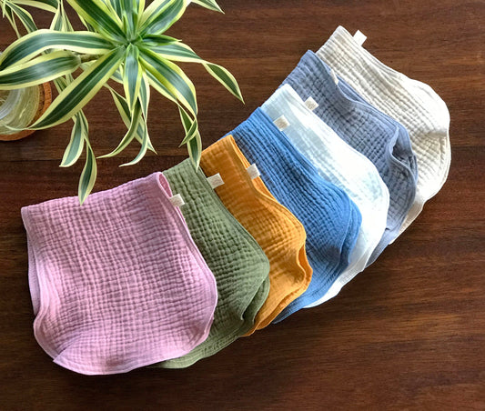 Organic Cotton Double Gauze Burp Cloth – Soft, Absorbent & Essential