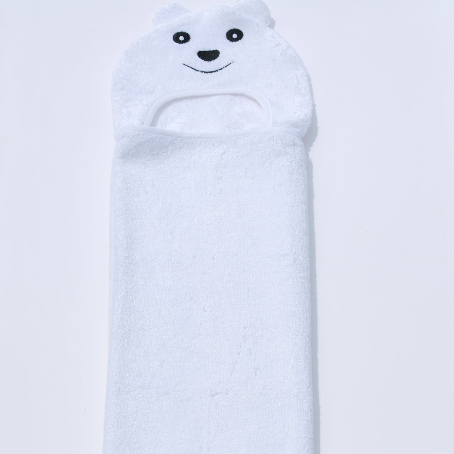 Bamboo Rayon Bear Hooded Turkish Towel for Kids - A Cozy Hug for your Cub