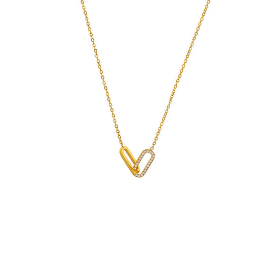 CZ Link Necklace