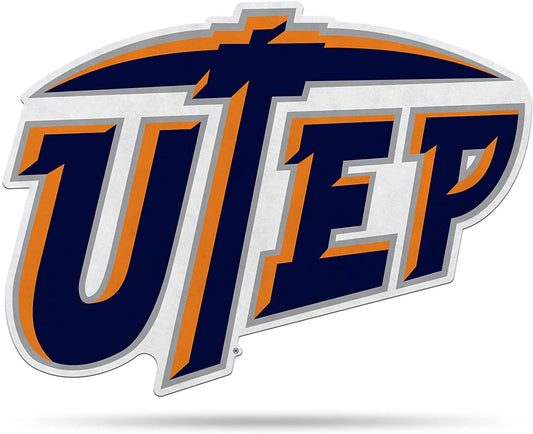 University of Texas El Paso Miners Primary Logo Shape Cut Pennant, 18 Inch