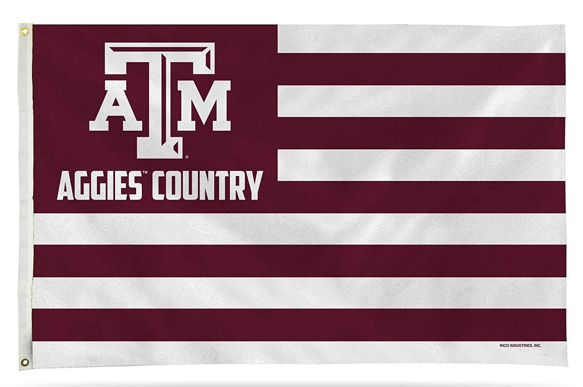 Texas A&M university Aggies Flag Banner 3x5 Country Design Premium with Metal Grommets Outdoor House University of