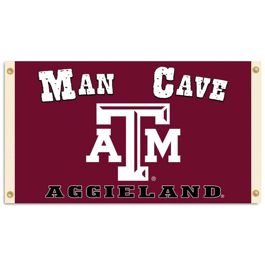 Texas A&M University Aggies Premium 3x5 Feet Flag Banner, Man Cave, Metal Grommets, Outdoor Use, Single Sided