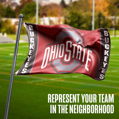 Texas Tech University Red Raiders 3x5 Feet Flag Banner, Man Cave Design, Metal Grommets, Outdoor Use, Single Sided