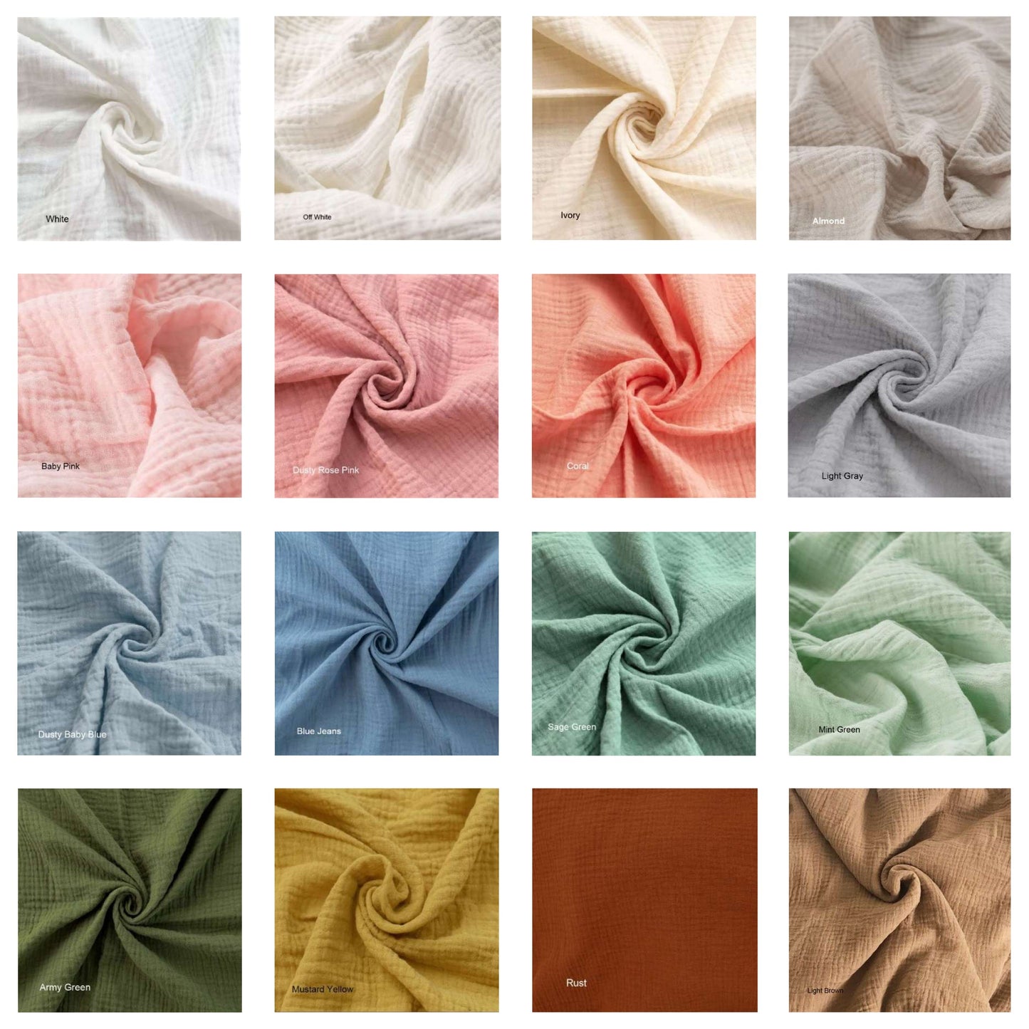 Nestig Mini Crib Fitted Sheet – Organic Cotton Double Gauze