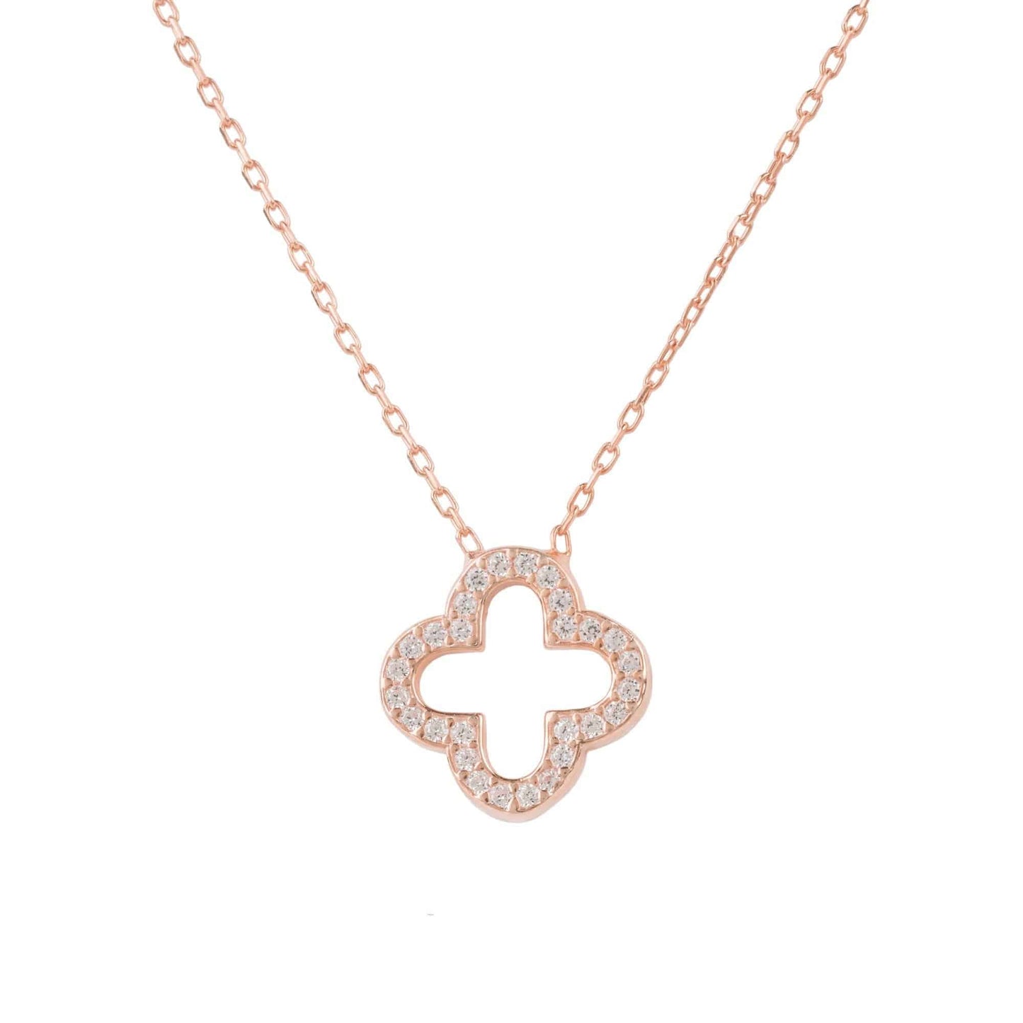 Open Clover Pendant Necklace – A Touch of Luck and Luxury