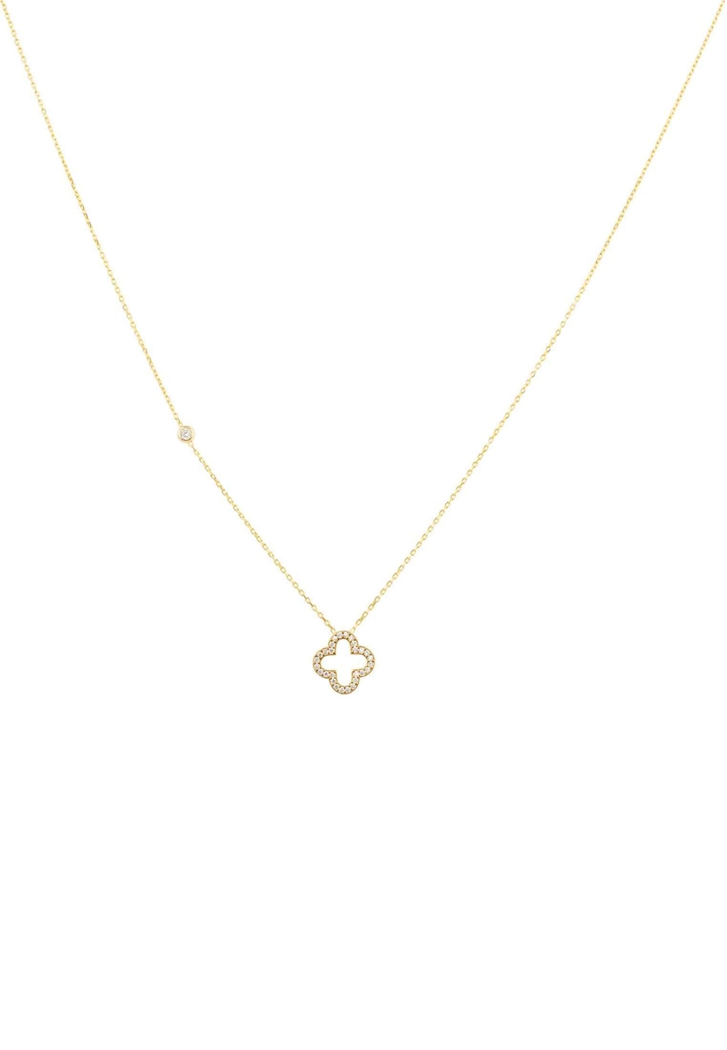 Open Clover Pendant Necklace – A Touch of Luck and Luxury